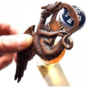 Dragon Bottle Opener Gothic Dragon Style Metal Beer Bartender Bottle Opener for Men Dad Boyfriend Gift Bar Party Game