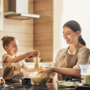 16 Pcs Stainless Steel Measuring Cups and Measuring Spoons Set, Heavy Duty Metal Measuring Cups and Scoops for Kitchen Cooking Baking Includes 5 Cups, 6 Tbsp Tsp Spoons & 5 Mini Spoons(BLK)