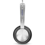 Zyliss Premium Stainless Steel Measuring Cups - Stainless Steel Measuring Cup Set - Dry Ingredient Nesting Measuring Cups - Premium Bakeware & Kitchen Tools - 4 Piece