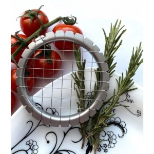 2 PCS Egg Chopper Hard Boiled Egg Slicers Fruit Salads Cutter Potato Cutter Egg Choper Hard Boiled Egg Slicers Fruit Cube - 2 PCS grid 0.3 inch