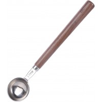 KKC HOME ACCENTS Wooden Long Handle Coffee Scoop - 1 tbsp, 9.17 inch