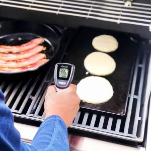 Escali Infrared Surface and Probe Digital Thermometer 40-inches Plug-in Probe, Two-in-One Adjustable Temperature Alert