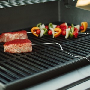 Escali Infrared Surface and Probe Digital Thermometer 40-inches Plug-in Probe, Two-in-One Adjustable Temperature Alert