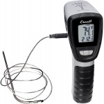 Escali Infrared Surface and Probe Digital Thermometer 40-inches Plug-in Probe, Two-in-One Adjustable Temperature Alert