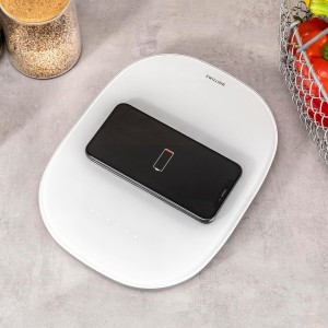 ZWILLING Enfinigy Wireless Charging Scale, Silver