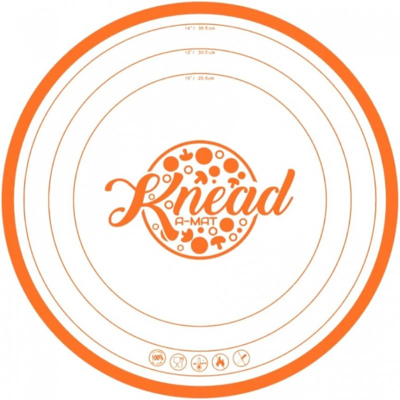 Knead-A-Mat Large Round Silicone Dough Mat