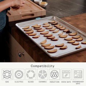 Made In Cookware | Sheet Pan | Commercial Grade Aluminum | Professional Bakeware