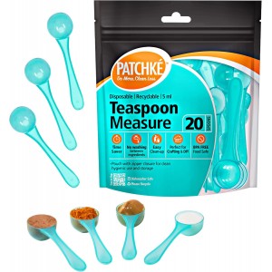 Plastic Measuring Spoons, Fits in Jar, G...