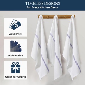 LANE LINEN Kitchen Towel Set- 12 Pack 14
