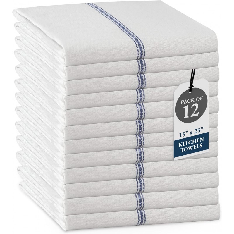 LANE LINEN Kitchen Towel Set- 12 Pack 14