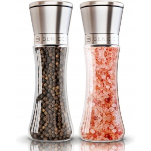 Premium Salt and Pepper Grinder Set of 2...