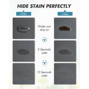 AMOAMI Coffee Mat - Hide Stain Rubber Backed Absorbent Dish Drying Mat for Kitchen Counter - Fits Under Coffee Maker or Machine