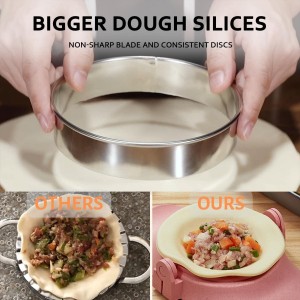 Empanadas Press Maker, Dumpling Maker Mold Set With Dough Cutter, Dumpling Mold Set (L/4