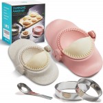 Empanadas Press Maker, Dumpling Maker Mold Set With Dough Cutter, Dumpling Mold Set (L/4