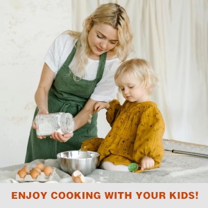 Cactus Measuring Spoons Set in Pot, Cute Ceramic Measuring Spoons and Cups, Kitchen Cacti Spoon with Holder, Baking Measuring Cups Ornaments Gift