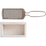 Creative Co-Op Marble and Stainless Steel Grater