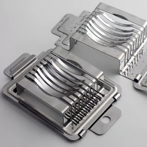Multifunctional Stainless Steel Egg Slicer for Hard Boiled Eggs Heavy Duty, Safe Egg Cutter, Kiwi Slicer, Banana Slicer
