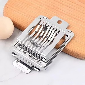 Multifunctional Stainless Steel Egg Slicer for Hard Boiled Eggs Heavy Duty, Safe Egg Cutter, Kiwi Slicer, Banana Slicer