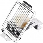 Multifunctional Stainless Steel Egg Slicer for Hard Boiled Eggs Heavy Duty, Safe Egg Cutter, Kiwi Slicer, Banana Slicer