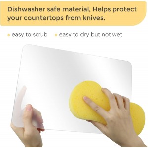 Tecmisse 30 PCS Plastic Placemat Heat Resistant Washable Table Mats, Clear Placemats for Table, Dining, Kitchen, Crafting and Shelf Liner, 17 x 11 Inch