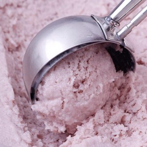 Stainless Steel Ice Cream Scoop Set Dishers Scoops Cookie Scoop Set Food Scoop, Right Handed Scoop, Blue Handle (2.48 Inch)