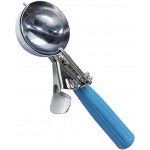 Stainless Steel Ice Cream Scoop Set Dishers Scoops Cookie Scoop Set Food Scoop, Right Handed Scoop, Blue Handle (2.48 Inch)