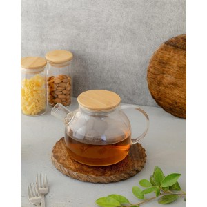 Wooden Trivets for Hot Dishes, Pots, Teapot and Pans (Set of 2) | 8'' Round Wood Dining Decorative Trivets, Kitchen Countertop Decor for Table, Christmas Thanksgiving Large Coasters Designer Edge