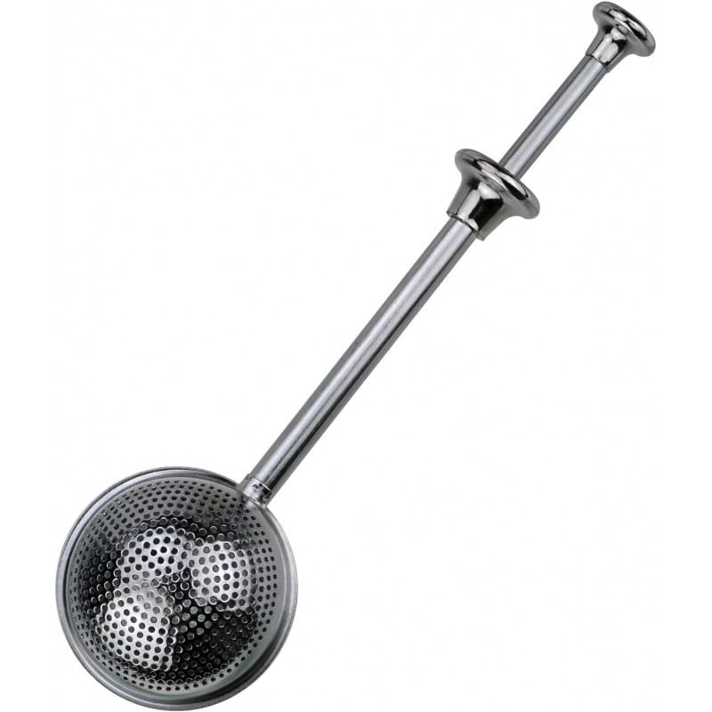 Powder Sugar Shaker Sifter Duster Baker's Dusting Wand Dispenser for Flour Spices Sugar Tea Strainer Steeper Tea Balls for Loose Tea