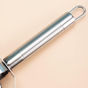 Stainless Steel 5-Wheel Meat Tenderizer Roller for Efficient Steak Chicken Pork Tenderizing Kitchen Tool 7.6 Inch Meat Flattener