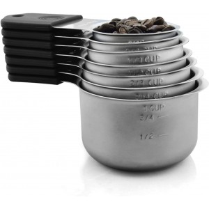 Magnetic Measuring Cups Set, 7 Pieces 18...