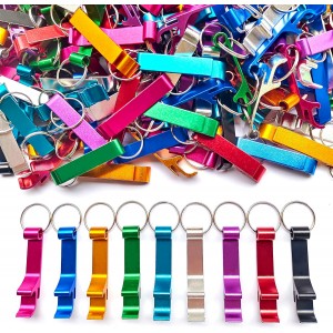 200Pcs Colored Aluminum Bottle Opener Ke...