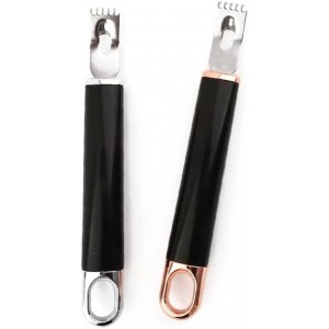 Lemon Zester Lemon Zester Peeler Stainless Steel Lemon Slice Kitchen Tool for Lemon Orange Citrus Fruit Grater Pack of 2