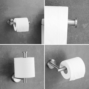 Bathroom Hardware Set 10 Pieces, Stainless Steel Towel Bar Set Includes 16 inch Towel Bar, Towel Hook, Towel Ring Toilet Paper Holder