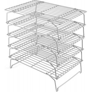 15IN x 10IN Cooling Baking Rack Set of 5...