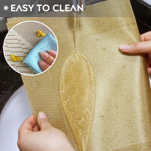 Trophable Placemats Set of 6, Table Placemats Heat Resistant Woven Placemats Washable PVC Place Mats Woven Vinyl Placemats Non-Slip Stain Resistant Kitchen Table Placemats Easy to Clean…