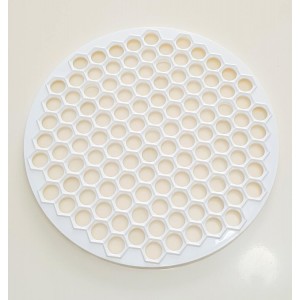 Pratic Circle (Small Holes) Ravioli Mold for Small Ravioli (121 small dough rounds) - 12.5