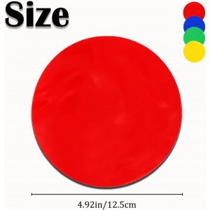 Rubber Jar Opener Gripper Pad-Jar Opener for Weak Hands-Silicone Heat Insulation Pad Round-Rubber Grippers for Opening Jars