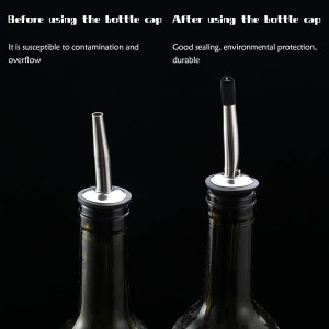 RYKOMO 200 Pack Pourers Spouts Covers Liquor Spout Covers Olive Oil Dust Rubber Caps for Liquor Olive Oil Bottles