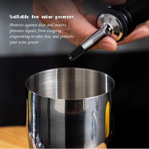 RYKOMO 200 Pack Pourers Spouts Covers Liquor Spout Covers Olive Oil Dust Rubber Caps for Liquor Olive Oil Bottles