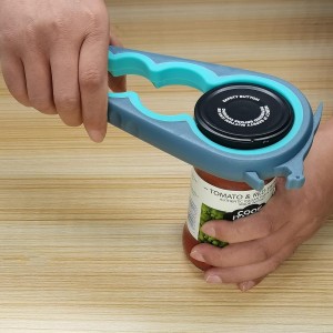 Latest Jar Opener and 5 in 1 Bottle Opener with Rubber Jar gripper Pad Ideal for Seniors with arthritis Weak Hands and Low Strength