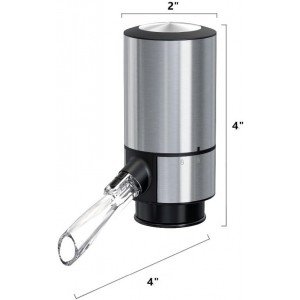 Electric Wine Aerator, CorporateGiftPro Electric Wine Decanter, Wine Dispenser, Wine Pourer, Wine Accessories Sprout Pourer and Wine Gifts for Wine Lovers
