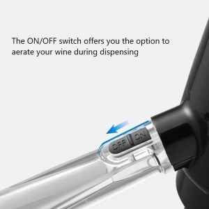 Electric Wine Aerator, CorporateGiftPro Electric Wine Decanter, Wine Dispenser, Wine Pourer, Wine Accessories Sprout Pourer and Wine Gifts for Wine Lovers