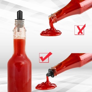 30 Pcs Bottle Pourers Syrup Pour Spouts Including Snow Cone Syrup Alcohol Liquor Bottle Pourers and Rubber Dust Cap Covers Dispenser Accessories