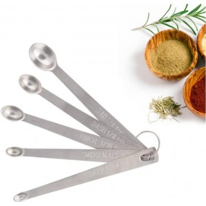 Mini Measuring Spoons Set,Stainless Steel Measuring Spoons Set (Set of 5)