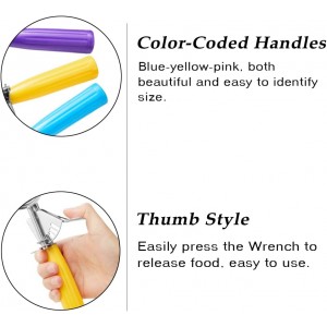 Ice Cream Scoop Set, 3 PCS Cookie Scoops, Disher, Muffin Scoops, Cupcake Scoop - #16 (2.7 oz), #20 (2 oz), #30 (1.25 oz), For Cookie, Ice Cream, Muffin, Side Dish, Mashed Potatoes