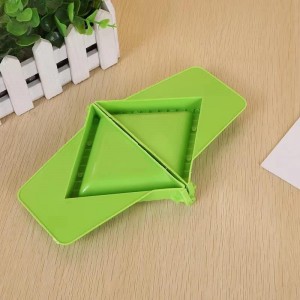 Triangle Hinged Mould Press, 3pcs Dumpling Maker, Manual Operation, Stainless Steel, 3 Sizes, Arc Design, Dishwasher Safe