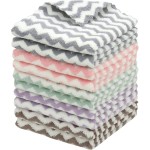 Microfiber Cleaning Cloth Lint Free Cleaning Rags, 10 Pack Fast Drying Dish Rags for Cleaning, Super Absorbent Kitchen Dish Cloths for Wash Dishes,12 in x 12 in, Mix Color
