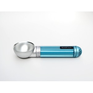 ScoopTHAT Radii Warming Ice Cream Scoop, Silver/Blue