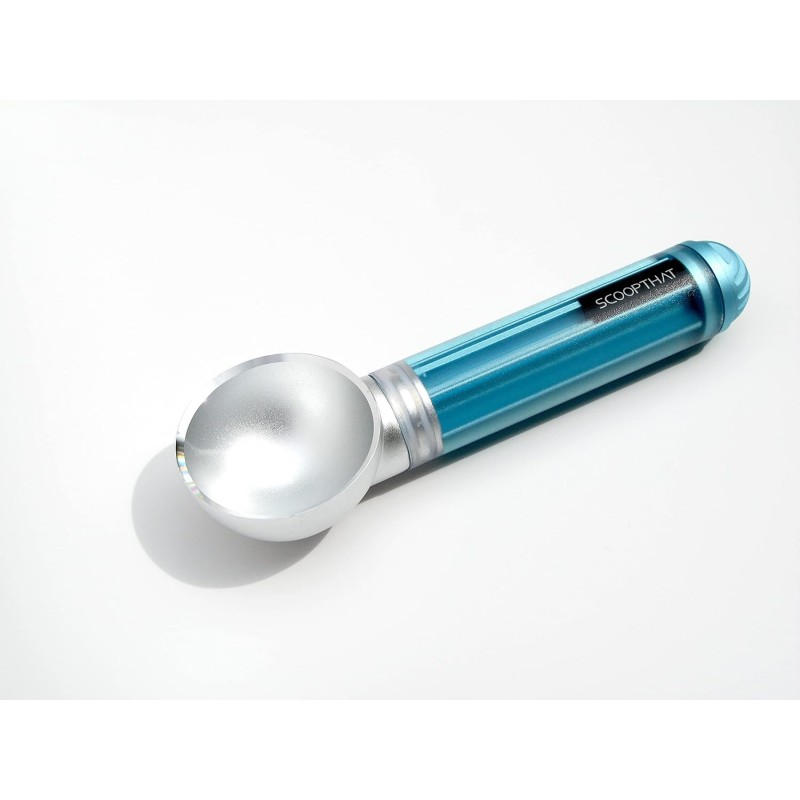 ScoopTHAT Radii Warming Ice Cream Scoop, Silver/Blue