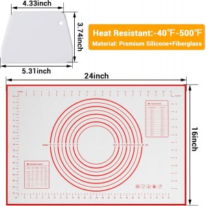Qidoe Silicone Baking Mat, 16
